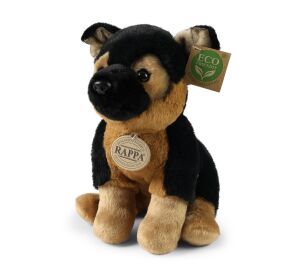 Rappa Plyšový pes nemecký ovčiak sediaci 23 cm SOFT COLLECTION, ECO-FRIENDLY